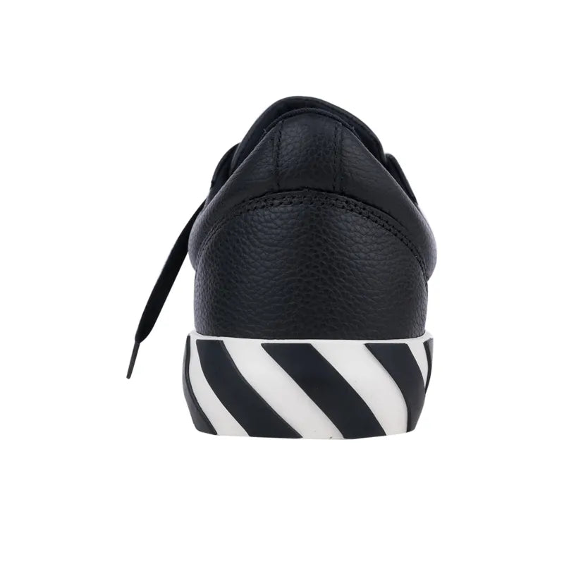 Off White Vulk Low Leather Siyah Erkek Sneaker