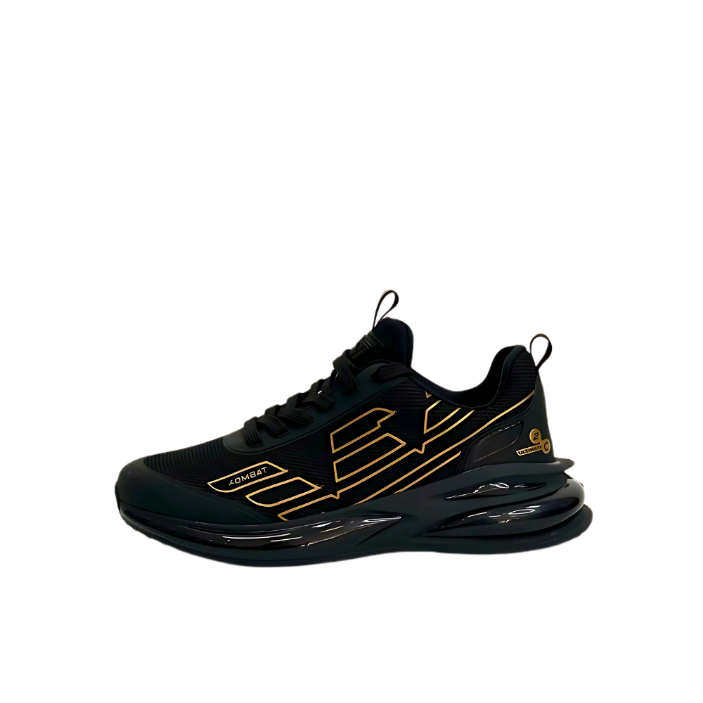 EA7 Emporio Armani Logo Sneaker Metallic