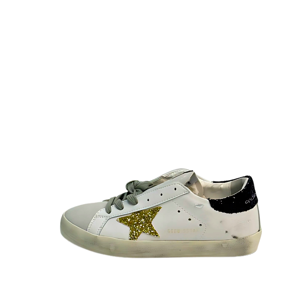 Golden Goose Super-Star Kadın Gold and Black