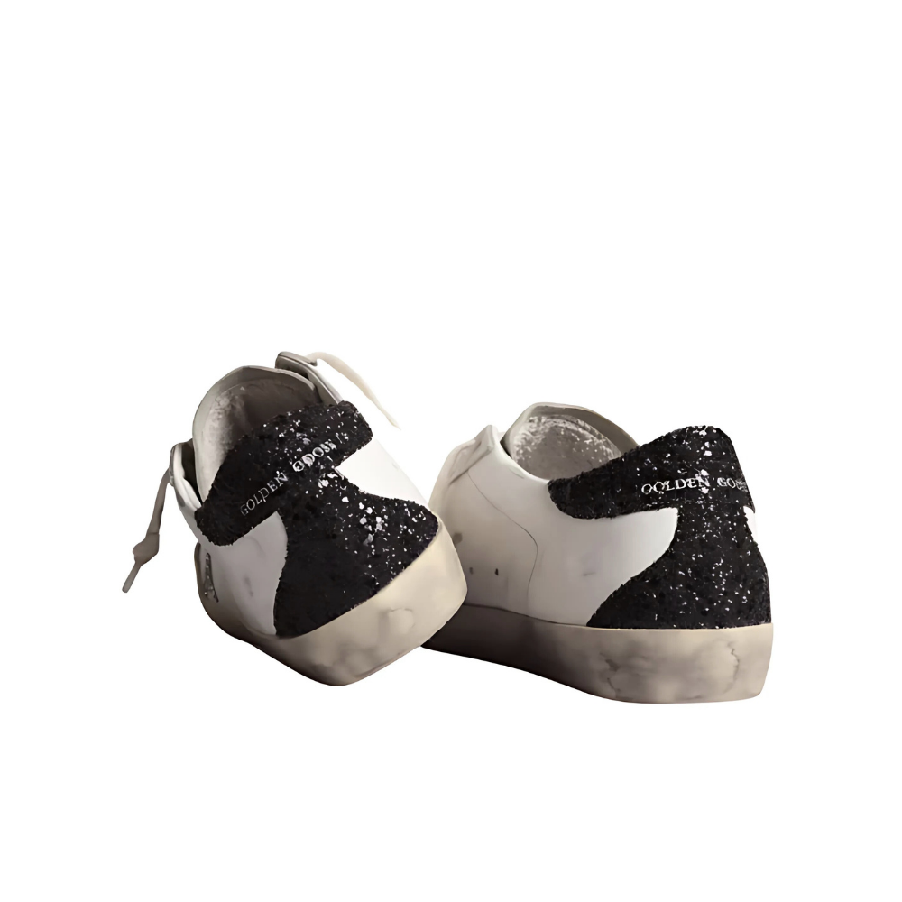 Golden Goose Super-Star Kadın Gümüş Simli