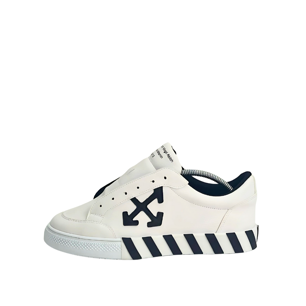 Off White Vulk Low Leather Beyaz Erkek Sneaker