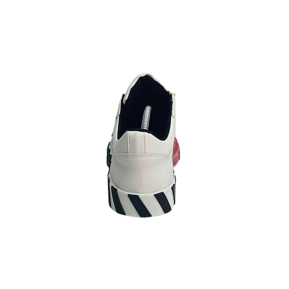 Off White Vulk Low Leather Beyaz Erkek Sneaker