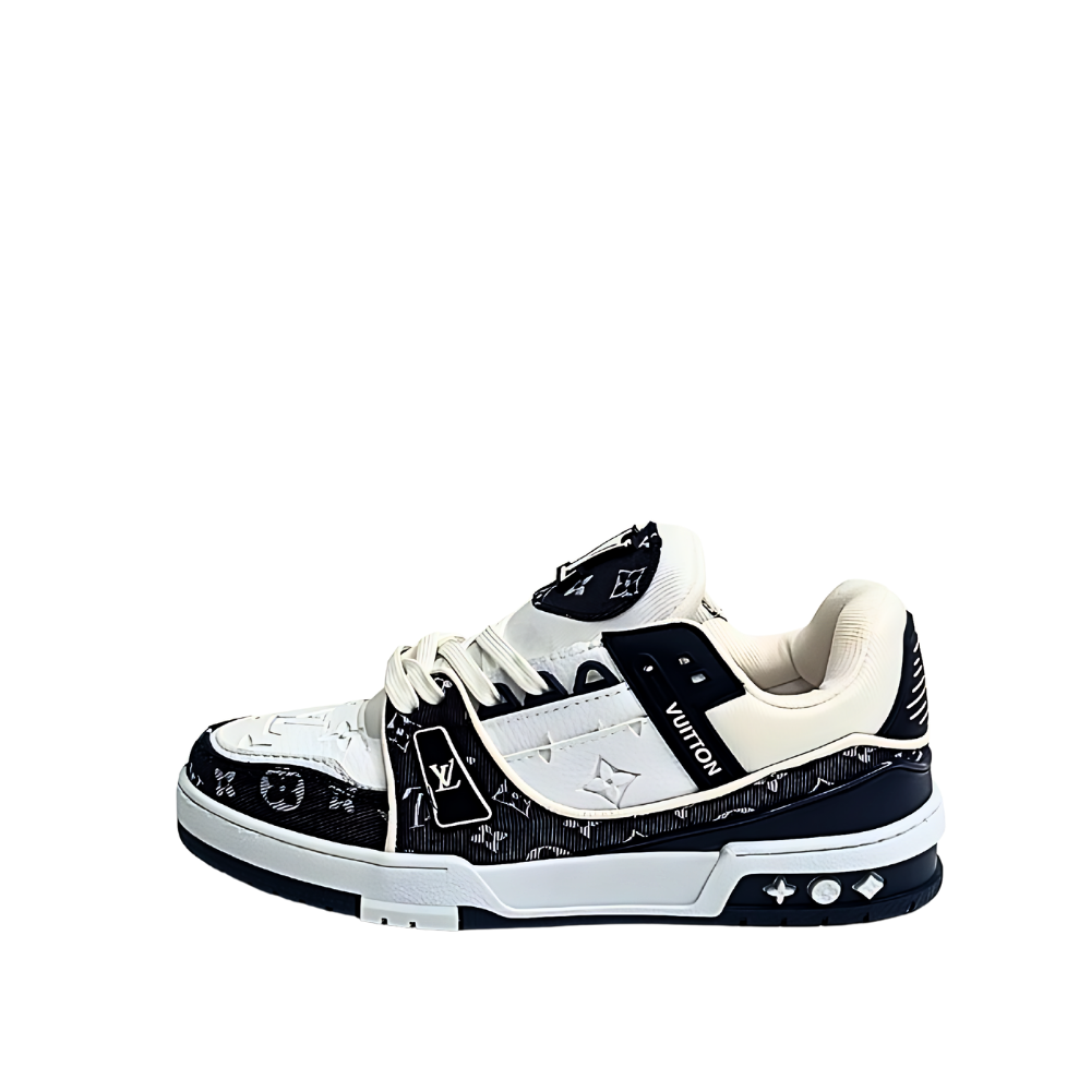 Louis Vuitton Erkek Sneaker Navy/White