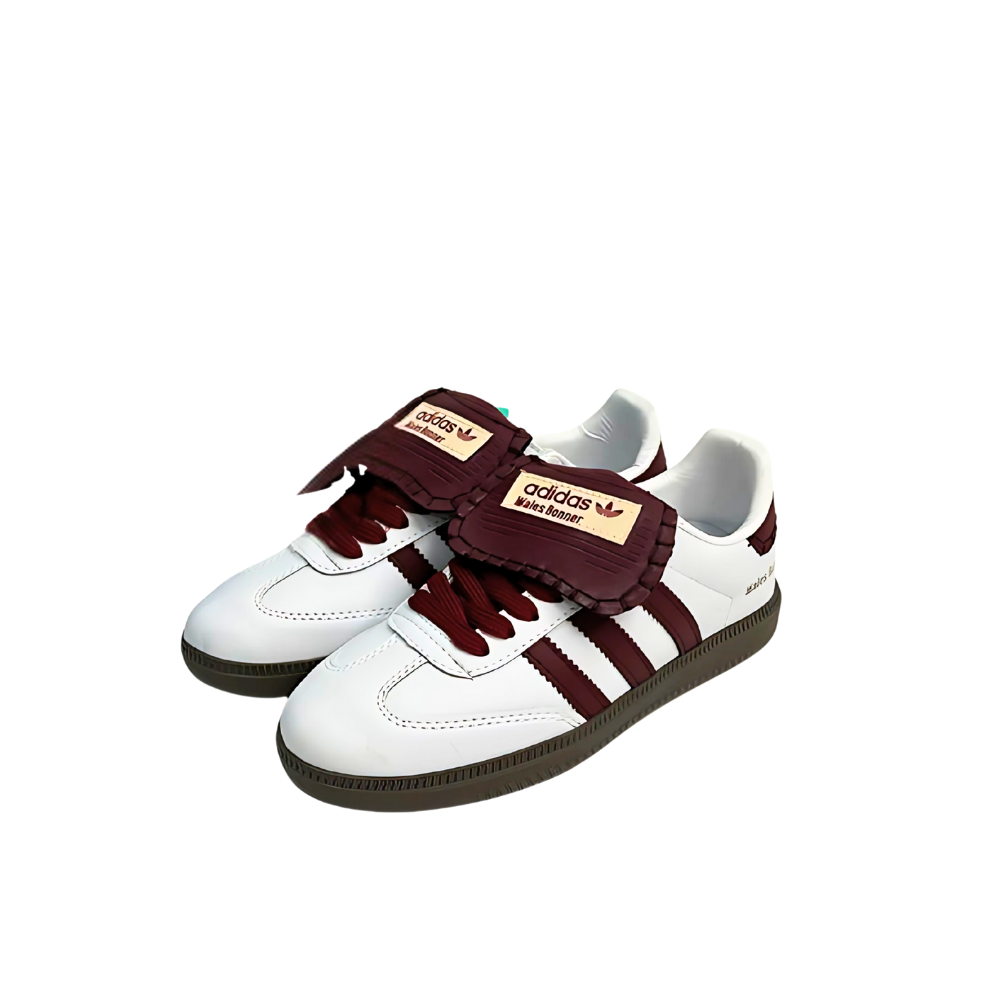 Adidas x Wales Bonner Sneaker Kadın - Beyaz/Bordo